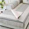 Sofa Covers Living Room Plaid Stripe Sofa Towel Couch Cover Cotton Non-slip Sofa Slipcover Modern Minimalist Corner Seat Cover