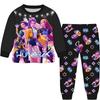 Clothing Sets Kids Unisex Multi-color Children's Long-sleeved Pajamas Cartoon Set Loungewear
