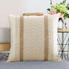 2 Pcs 45*45cm Throw Pillowcase Bohemian Color Matching Square Shape Bedroom Living Room Sofa Decoration Pillowcase Pillow Cover