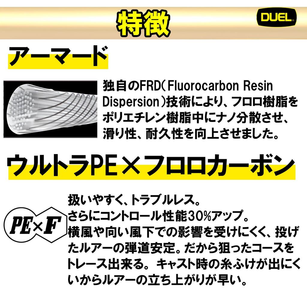 DUEL Armored Pro Flatfish 200m F+ 1.2 (Flounder, Flathead)