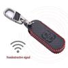 Hand Sewing Carbon Fiber Style Leather Car Key Case Covers for Mazda 2/3/5/6/8 MX/MX5 CX-3/-5/-7/-9Remote Keychain Bag Accessory