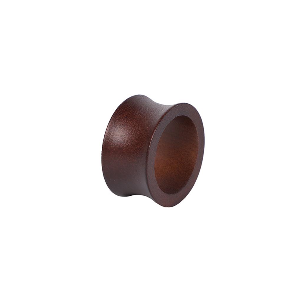 6Pcs Wood Napkin Holders Enhance Your Dining Experience with Rustic Elegance for Weddings and Family Gatherings