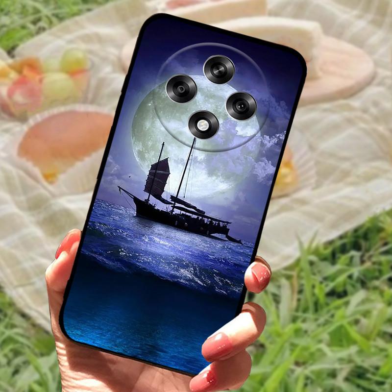 Чехол для OPPO Reno 12 F Мраморный Мягкий Силикон Ударопрочный Чехол Для OPPO Reno 12F 5G Защитный Чехол Для Телефона Reno12F Fundas