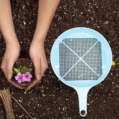Дюнихт Напольная решетка-сито Садовое растение Сито -черный Садовые аксессуары Портативное сельское хозяйство