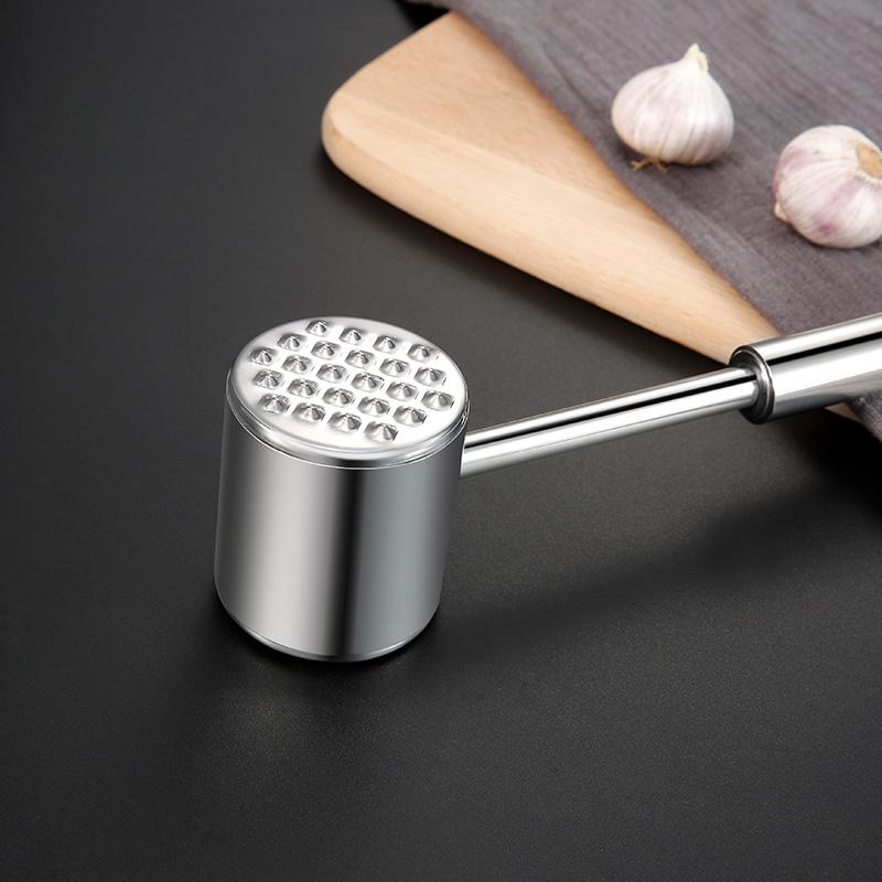 Молоток для размягчения мяса 27 см, бытовой молоток из нержавеющей стали для стейков, кухонный инструмент, прочный, двухсторонний молоток для размягчения мяса