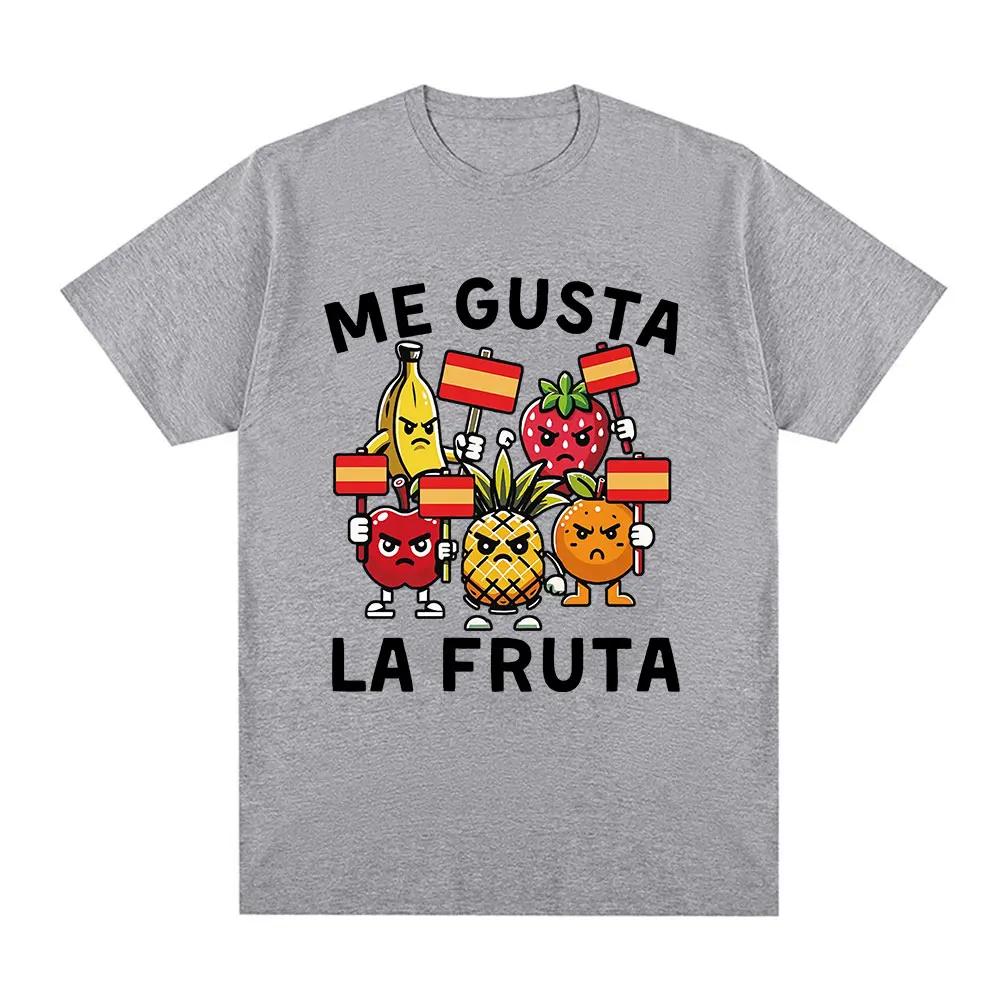Me Gusta La Fruta Tshirt Funny I Like Fruits Spanish Meme Printed T Shirts Women Casual Tshirts Tops Clothing
