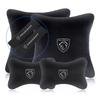 Car Seat Neck Pillow Leather Headrest Lumbar Waist Support for Peugeot 2008 3008 307 308 206 207 208 407 508 5008 106 107 Rifter