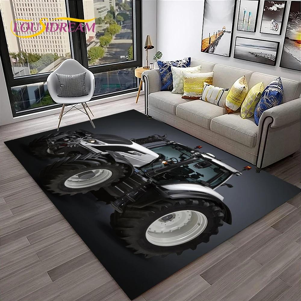 3D Truck Car Retro Tractor Non-Slip Carpet Rug for Living Room Bedroom Sofa Child Area Rug Home Decor Floor Mat