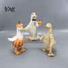 Funny Holiday Crafts Halloween Figurines Table Decor, Cute Ghost Duck Ornament, Resin Statue Festive Window Displays Figurine for Centerpiece