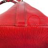 LOUIS VUITTON Epi Drawstring type Shoulder Bag Epi Leather Castarian red M44107 Used