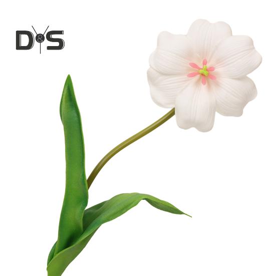 Букет из искусственных тюльпанов, реалистичные искусственные цветы, домашний декор, композиция из искусственных тюльпанов с гибкими стеблями