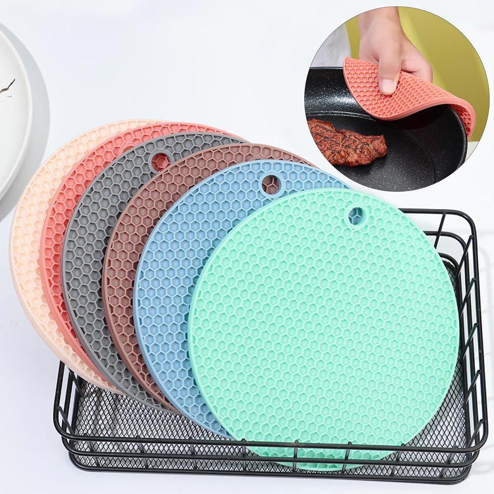 Table Decoration Table Mat Anti-Scalding Bowl Mat Silicone Pot Holders Coaster Heat Resistant Mat