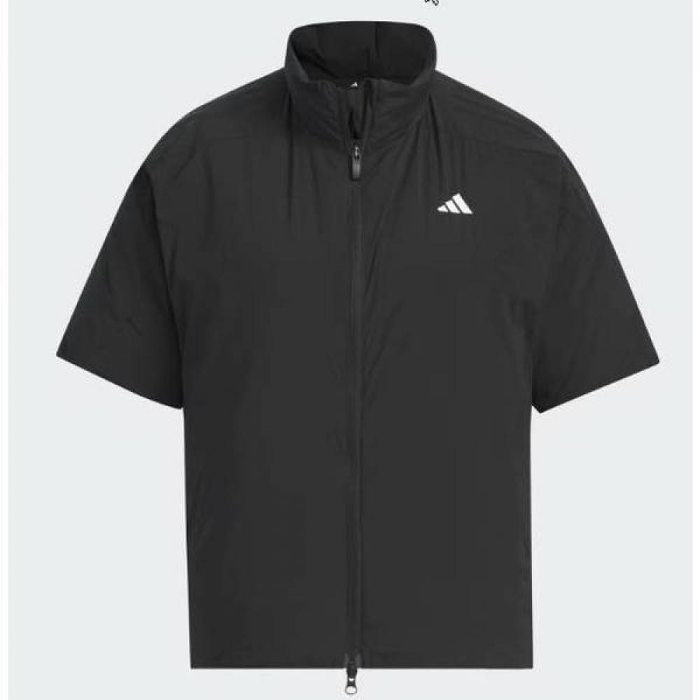 AdidaS Golf 24fw Women S Down Short Sleeve Anorak Im7195 Black
