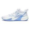 Li-Ning Легкие амортизирующие нескользящие прочные низкие баскетбольные кроссовки мужские кроссовки белые синие ABAS041-4
