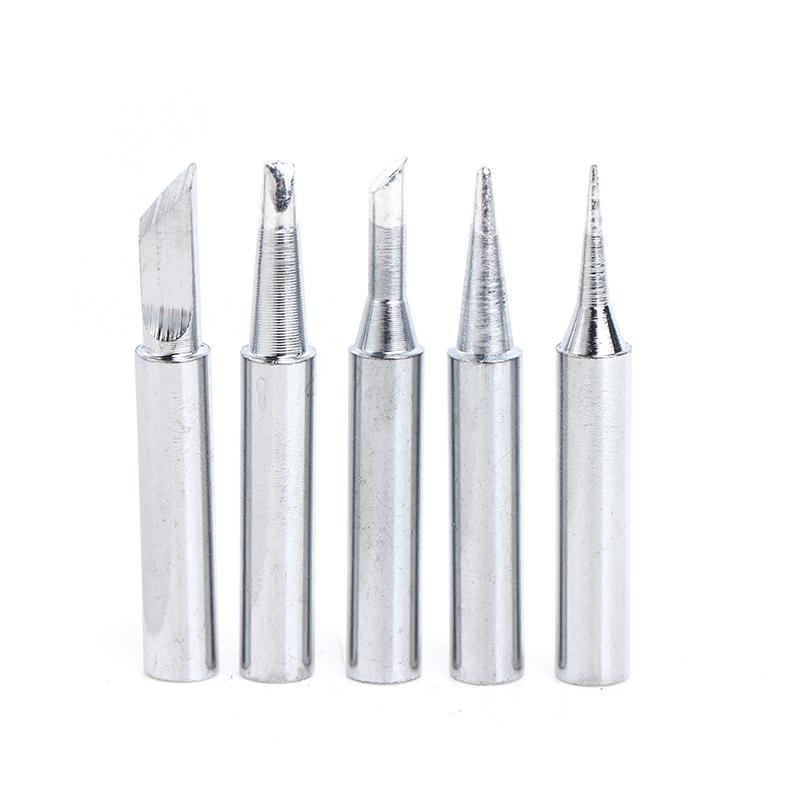For Esd 852D 936 937D 898D 907 Hakko Iron Tip Cannula Casing And 5 X Solder Iron Tips Soldering Station Iron Handle Adapter