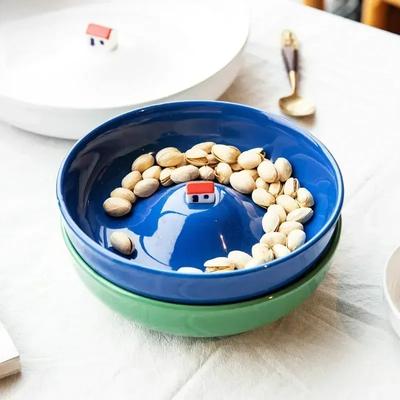 Блюда Тарелка Керамика Дом 7/10 Дюймов Плоская Тарелка Фарфор 1 Обеденные Тарелки Блюда Для Дома И Кухни Спешно