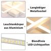 Plafonnier LED - NETTLIFE - 36W - Intensité variable - Télécommande - 40 cm blanc