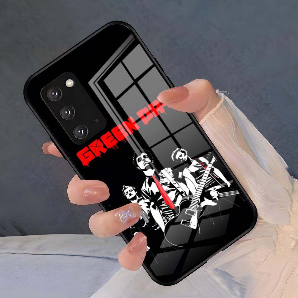 Чехол для телефона Green Day Для Samsung S26 S25 Plus S20 S20 Plus S22 Ultra S23 FE S21 Plus S21 Ultra Стеклянная крышка