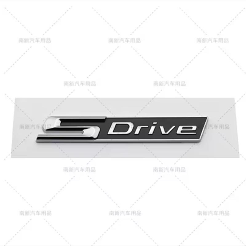 ABS Car XDrive SDrive Logo Emblem Badge Rear Boot Trunk Sticker Side Fender Decals For BMW 3 4 5 6 7 Series X1 X3 X5 X6 M3 yi2
