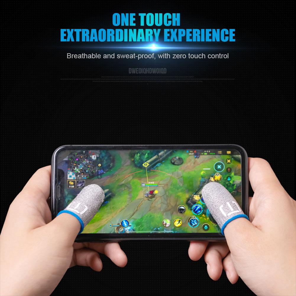 1 пара напальчников, нескользящие, для игр, для сенсорного экрана, чехлы для пальцев, накладки для пальцев, для игры PUBG Mobile