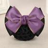 Fashion Ladies Barrette Ladies Bownot Flight Attendant Hair Clip Hairgrips Snood Bow Hair Net
