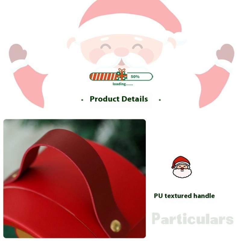 2025 Новый Рождественский Яблочный Бокс Подарочная Коробка Рождественский Сочельник Рождественская Коробка для Упаковки Фруктов Рождественская Подарочная Коробка (Исключая Яблоки)