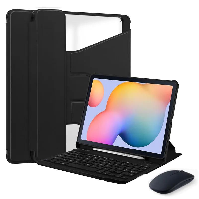 Чехол-клавиатура для планшета Samsung Galaxy Tab S6 Lite 10,4 дюйма, чехол с держателем для S Pen, Funda для Tab S6 Lite 10 4 Teclado Tablet