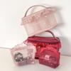 Ruffled Mesh Bag: Chic Portable Student Lipstick Holder