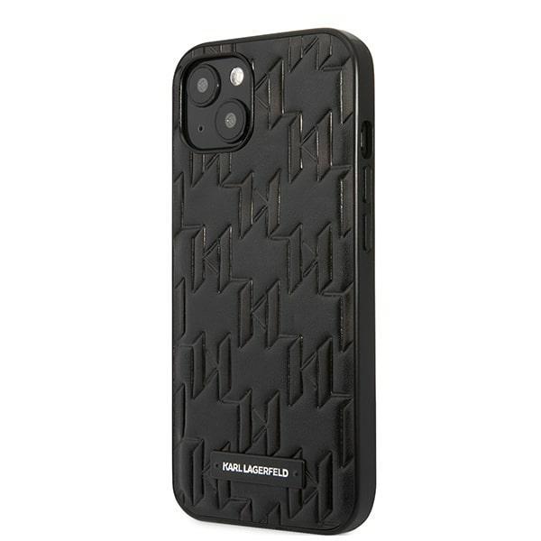 Etui do iPhone 13 mini Karl Lagerfeld Monogram Czarne