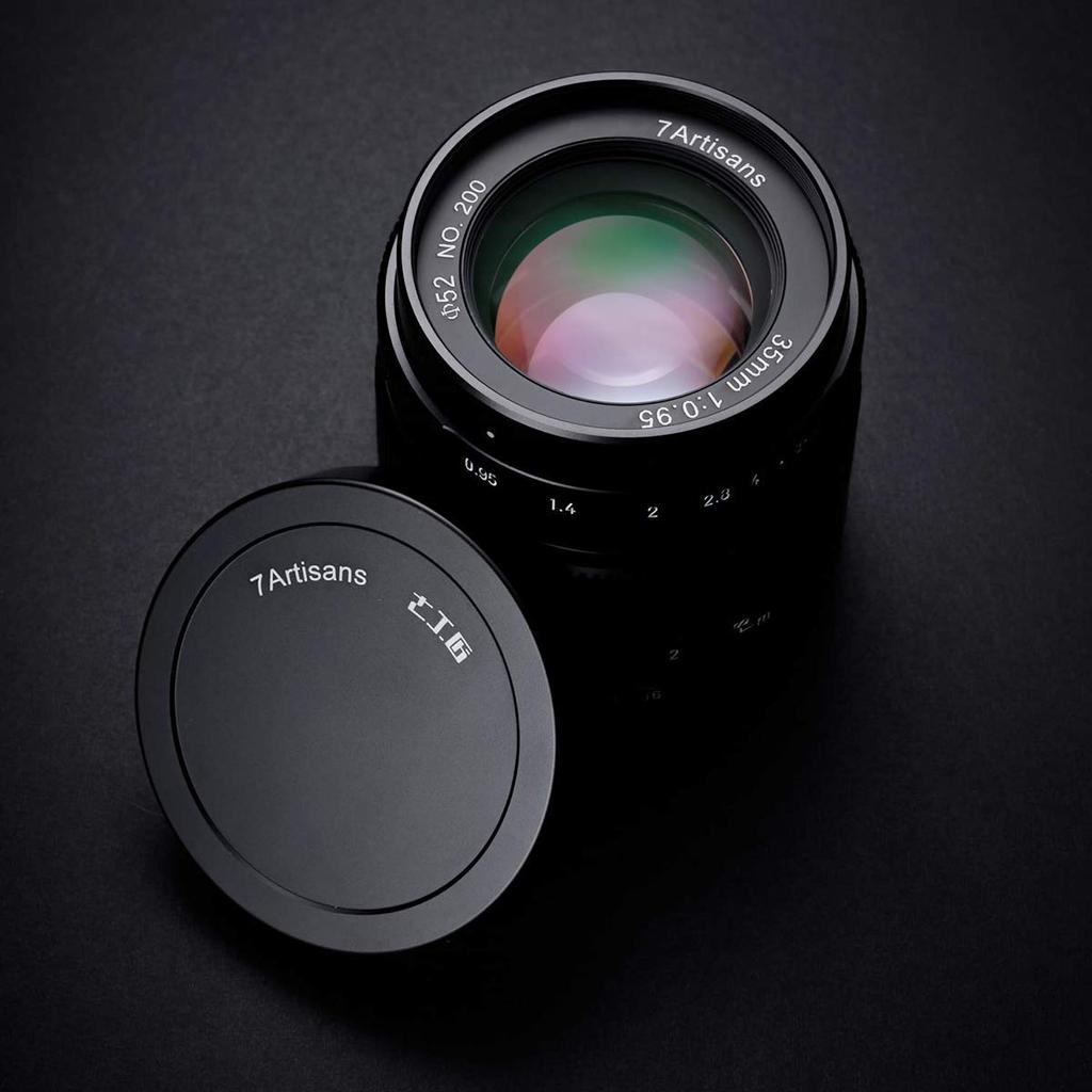 7Artisans 35095M43B 35mm for Micro Four Thirds F0.95