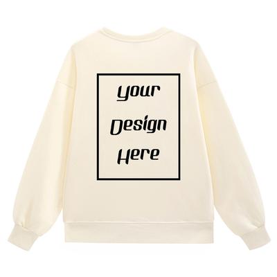 Корейский тренд Унисекс Свободные свитшоты с опущенным плечом Принт с индивидуальным рисунком Мужская и женская толстовка с длинными рукавами и круглым вырезом Пуловеры Спортивная и Роскошная одежда