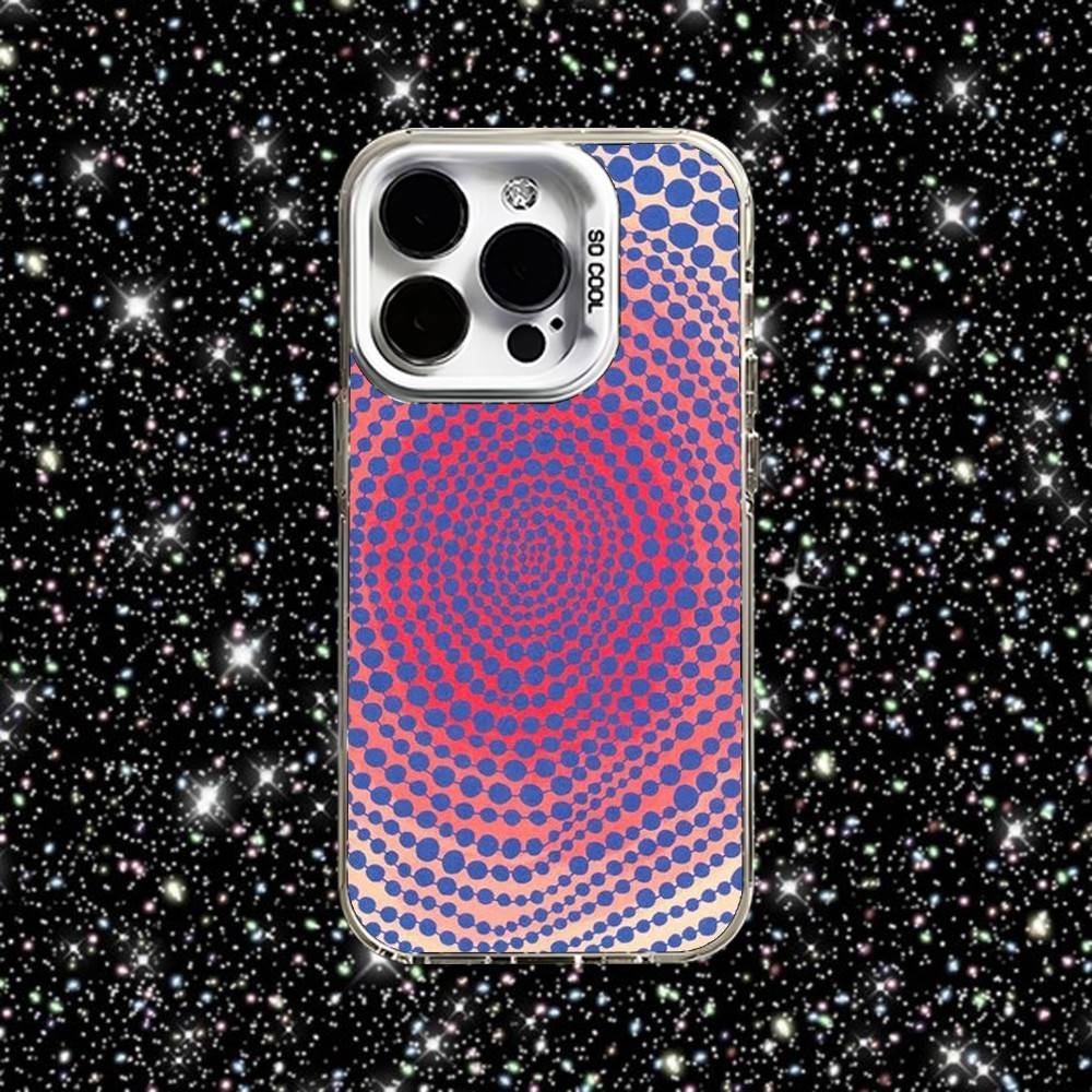 Y-yayoi K-Kusama Художественный Чехол для Телефона Для iPhone 16,15,14,13,12,11,Pro,XS,Max,Plus,Mini,SE Белый Конфетный Матовый Ударопрочный Чехол
