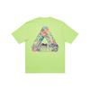 Palace FW21 Tri-Sticker Pack Triangle Logo Graffiti Print Crew Neck Short Sleeve T-Shirt Unisex Tops Green P21TS112
