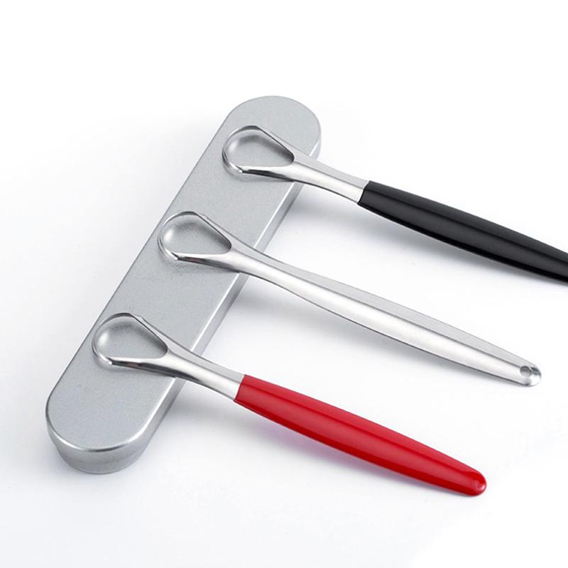 Скребок для языка из нержавеющей стали, средство для чистки языка, медицинская щетка для рта, многоразовая