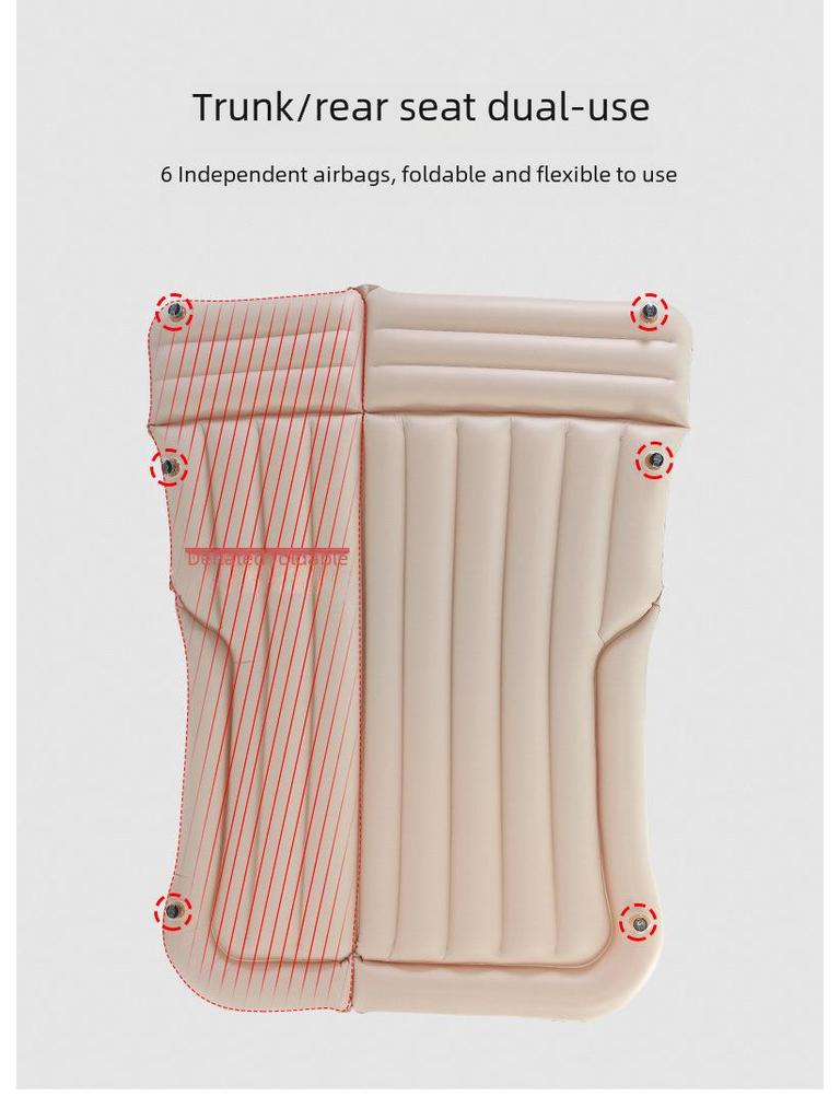 Inflatable SUV Car Bed for Camping and Travel