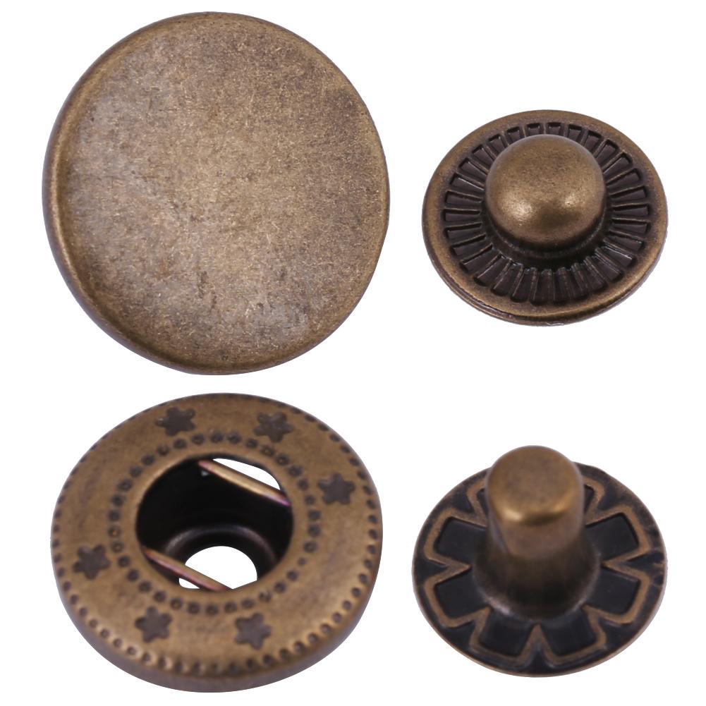 40 наборов кнопок-застежек, кнопок-защелок, застежек-кнопок, аксессуары для кожи и джинсов, базовые инструменты с кейсом