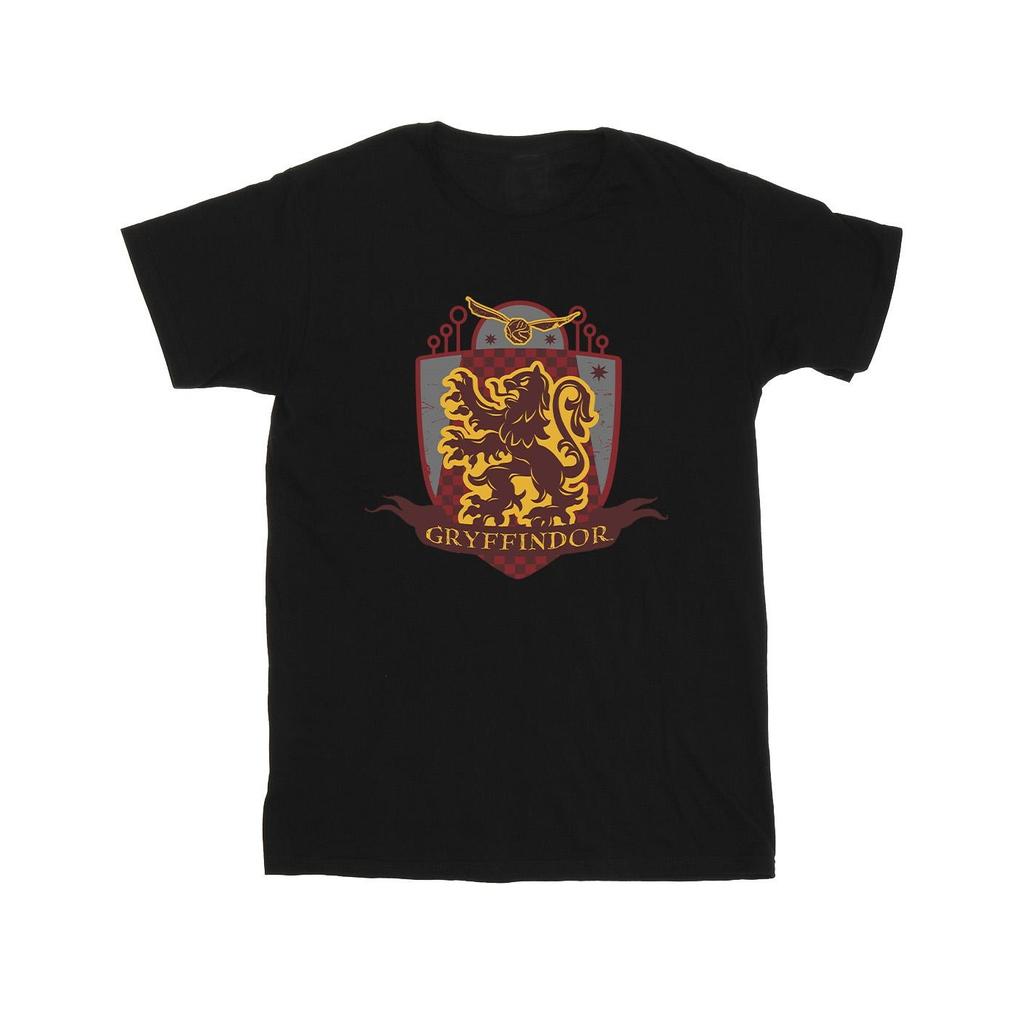 Harry Potter Mens Gryffindor Chest Badge T-Shirt