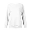 Women's Fashion Sweatshirt Round Neck Long Sleeve Solid Color Casual Loose Pullover Sweatshirt Sweater