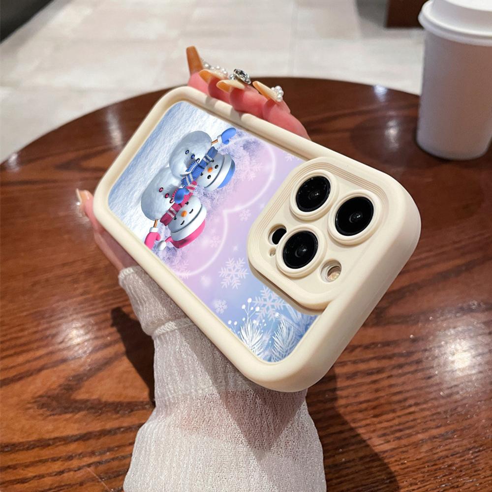 N116 Счастливого Рождества С Новым годом арт Мягкие чехлы для телефонов Angel Eyes для iPhone 16 15 14 13 11 Pro Max 8 7 6s Plus 12 mini XR XS Max Противоударный чехол