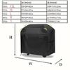 Waterproof BBQ Grill Cover 210D Oxford Outdoor Grill Cover  for Garden Camping Picnic