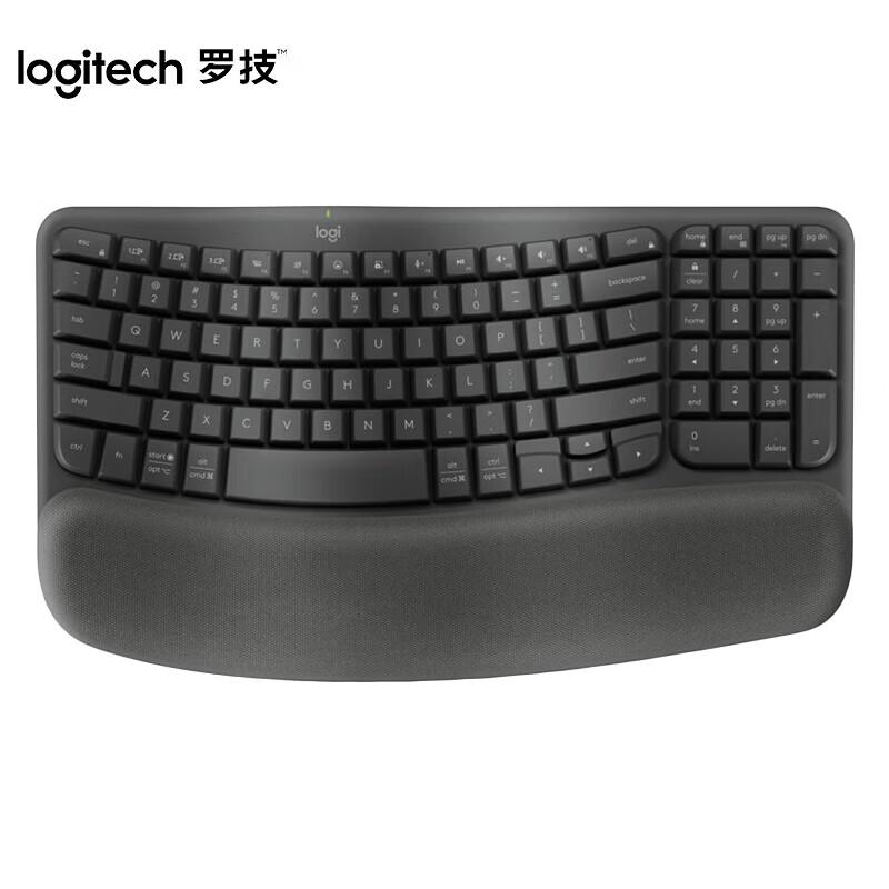 Эргономичная беспроводная клавиатура Logitech Wave Keys