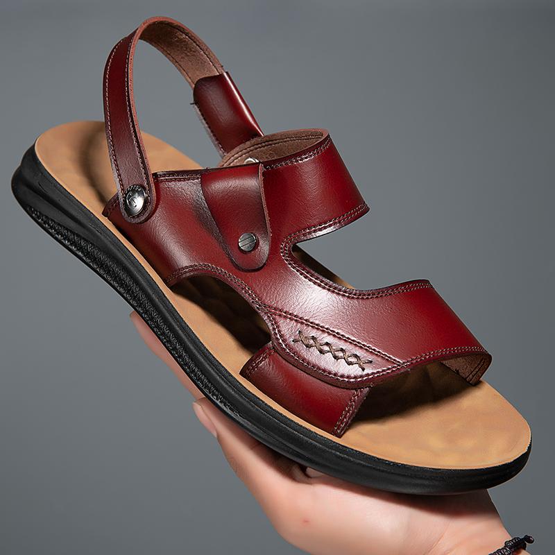 Летние мужские сандалии дышащая пляжная обувь для отдыха на природе летние римские роскошные мужские сандалии тапочки мужские сандалии тапочки мягкая подошва