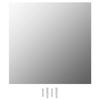 Wall Mirror 50 x 50 cm Square Glass