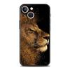 Чехол для телефона 'Лев Альфа-самец Львенок' для iPhone 17 16 15 Pro Max 11 12 13 14 7 8 Plus SE 2020 X XR XS Мягкий Черный