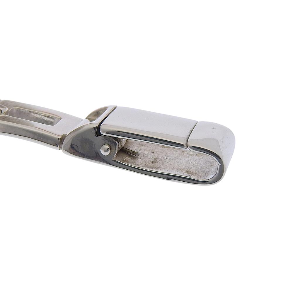 GUCCI G logo Bracelet Silver925 40.3g unisex Used