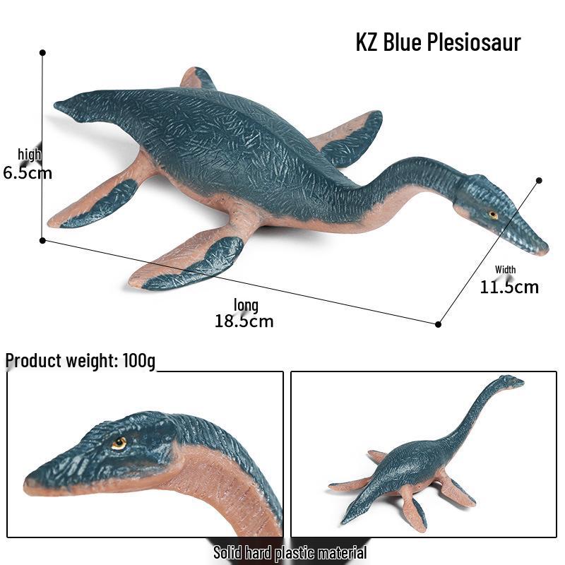 Jurassic Dinosaur Simulation Models - Plesiosaurus, T. Rex, Velociraptor Cognitive Toys