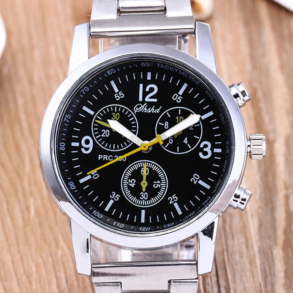 Fashion Neutral Quartz Analog Wristwatch Steel Band Watch