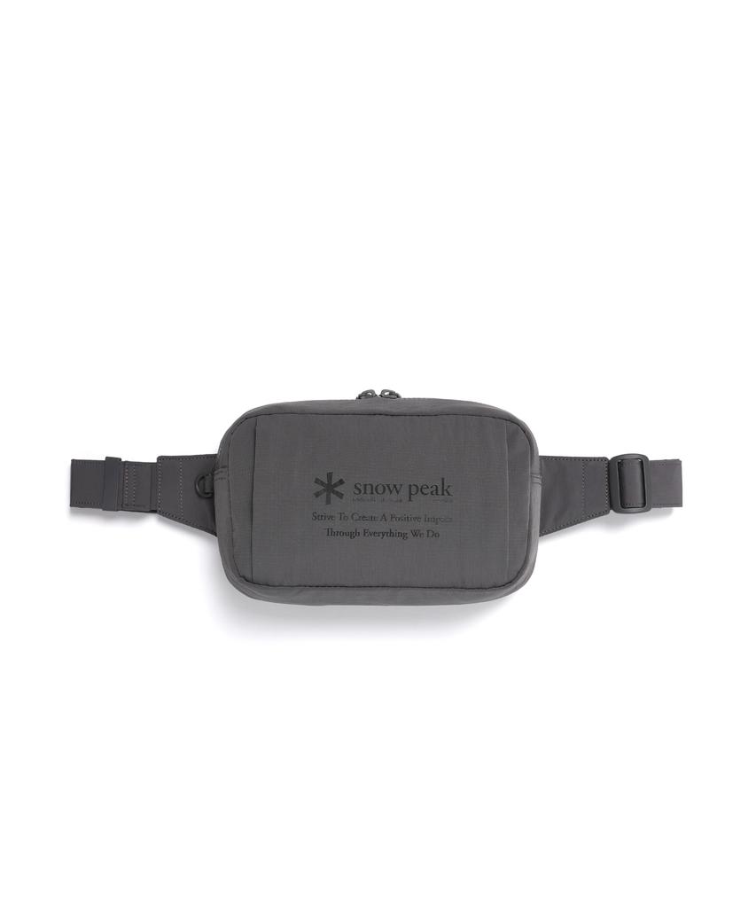 Сумка-пояс Snowpeak Apparel Eco Taslan Rib Hip Pack 2,5 л (S26Fufbg72) Темно-серый