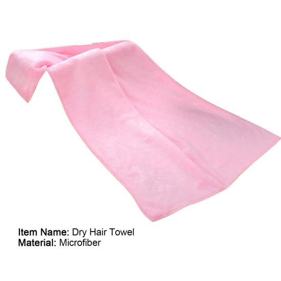1Pc Microfiber Hair Towel Soft Super Absorbent Microfiber Microfiber Hair Towel Wraps Women for Gym