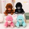 Simulation Gorilla Plush Toy Zoo Doll Doll Gift Child Throw Pillow Birthday Gift